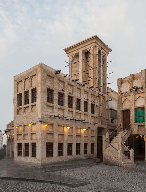 Bahrain Architecture, Souq Waqif, Qatar Travel, Historical Museum, Qatar Doha, Brick Architecture, Manama, Minimal Home, Architecture Exterior