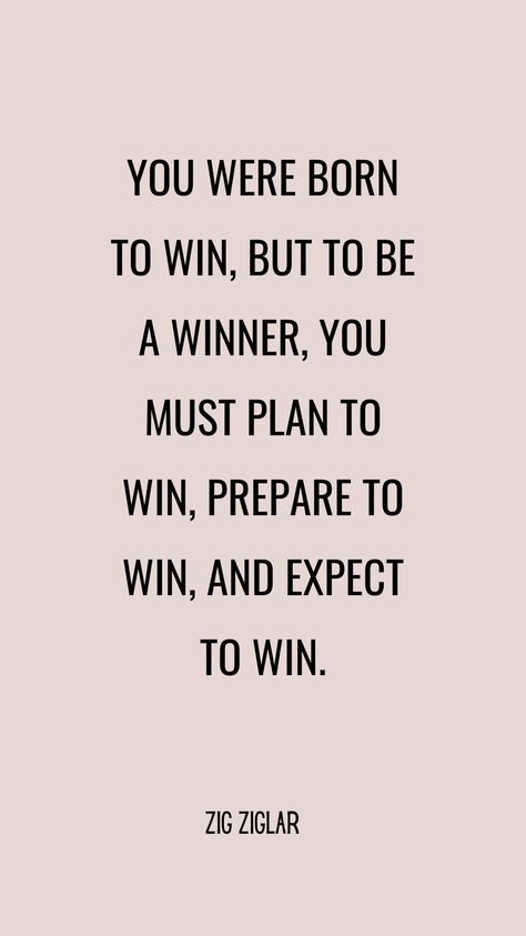 You were born for greatness – embrace your potential to win. 💪 But to be a true winner, you must plan, prepare, and expect victory. 🏆 Cultivate a winning mindset and watch as success follows. #WinningMindset #Success #Motivation #GoalSetting #Preparation #Victory #PositiveThinking #Achievement #WinningAttitude #BelieveInYourself Winner Quotes Motivation Mindset, Winner Mindset Quotes, Winners Mentality, Victory Quotes, Winner Mindset, Winner Quotes, Born To Win, Winning Quotes, Winning Mindset