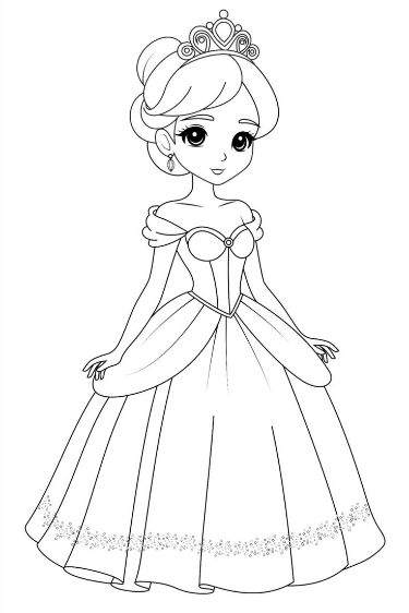 Dive into a world of enchanting princesses with my delightful coloring pages. 🎨✨ Perfect for all ages, these high-quality images offer stress relief and endless creativity. Download now and start coloring your dreams! 👑🖍️💖 #PrincessColoring #RelaxationArt #cuteprincess#coloringpageforkids #vectorillustration #clipart Coloring Pages Princess, Cupcake Coloring Pages, Happy Birthday Coloring Pages, Monster Coloring Pages, Barbie Coloring Pages, Heart Coloring Pages, Kitty Coloring, صفحات التلوين, Easy Coloring