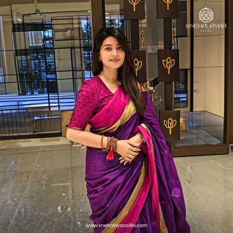 Sneha Prasanna Saree, Sneha Saree, Sneha Prasanna, Greatest Of All Time, Minimal Look, Work Looks, Beautiful Saree, Saree Collection, Saree Designs