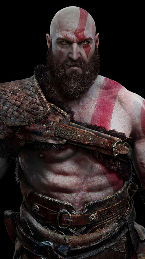 Wallpaper Iphone God, Kratos Wallpaper, Gow Kratos, God Of Wars, Bald Men Style, Knight Tattoo, Batman Pictures, Hd Wallpaper 4k, Bald Men