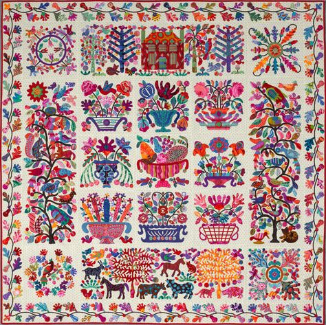 Baltimore Album Quilt, Kaffe Fassett Quilts, Applique Tutorial, Kaffe Fassett Fabric, Applique Quilt Patterns, Sampler Quilts, Applique Pattern, Hand Applique, Antique Quilts