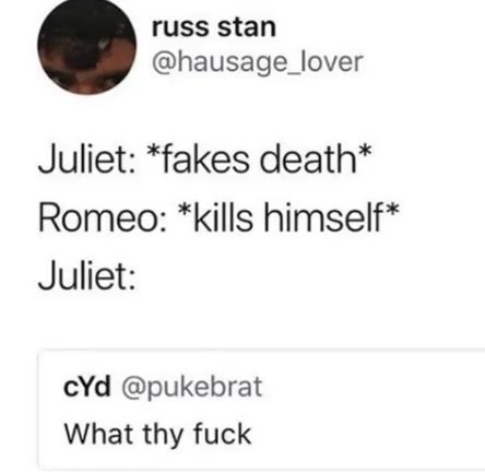 Shakespeare Roasts, Shakespeare Funny, Literature Humor, History Jokes, Book Memes, Book Humor, Tumblr Funny, Funny Posts, Funny Images