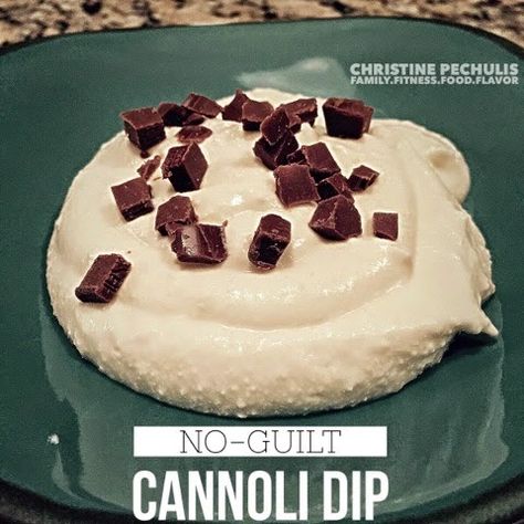 21 Day Fix Dessert: No-Guilt Cannoli Dip (1 Red, 1-2 Tsp)   // 21 Day Fix // fitness // fitspo // workout // motivation // exercise // Meal Prep // diet // nutrition // Inspiration // fitfood // fitfam // clean eating // recipe // recipes 21 Day Fix Desserts, 21 Day Fix Snacks, 21 Day Fix Recipes, Cannoli Dip, Beachbody 21 Day Fix, 21 Day Fix Diet, 21 Day Fix Meal Plan, Beachbody Recipes, Clean Eating Desserts