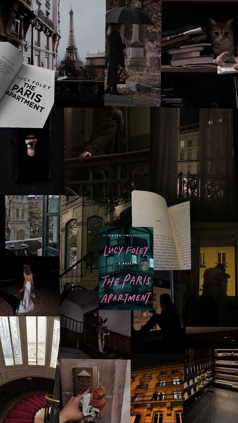 The Paris Apartment by Lucy Foley The Paris Apartment Book Aesthetic, The Paris Apartment Book, Paris Apartment Book, Lucy Foley, Reading Vibes, The Paris Apartment, Reader Aesthetic, Dark Academia Wallpaper, Astrology Scorpio