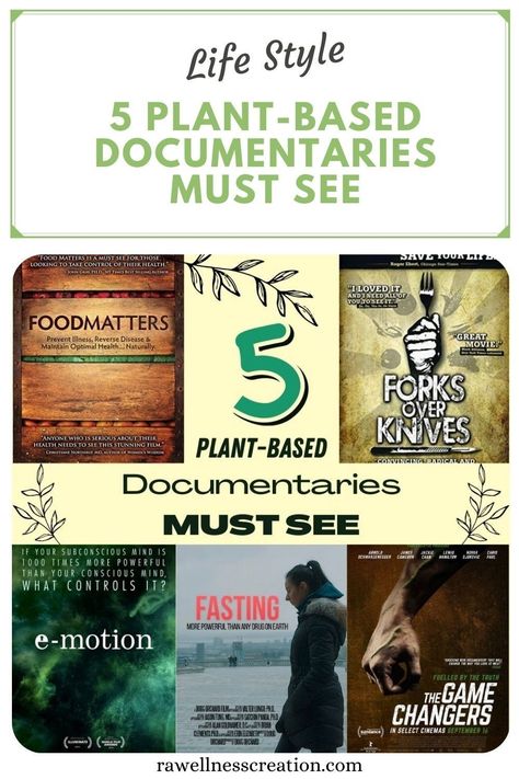 would like to share with you my 5 best plant-based documentaries that must-see. They helped me to transition into plant based-diet.Eight years ago I stopped consuming meat. I never thought I would do it. I remember one time I was in the kitchen and my mom was cooking fried chicken wings. While she was cooking I keep thinking about how it would be really difficult for me to be vegetarian ever. But who would even know that in 2 years I would start a new journey? Vegan Documentaries, Cooking Fried Chicken, Easy Food Ideas, Movie Talk, Conscious Mind, Fried Chicken Wings, Mood Changes, About Plants, Take Care Of Your Body