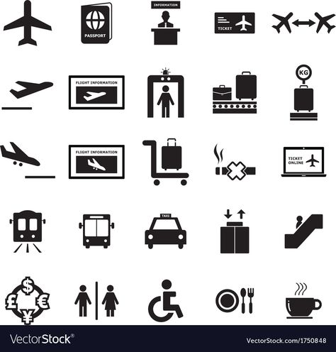 Airport Pictogram, Airport Immigration, International Maritime Organization, Pictogram Design, Airport Signs, Eva Air, Free Icon Set, Fruit Cartoon, Ui Ux 디자인