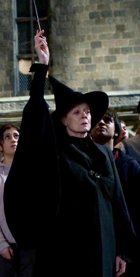 Year Six: Harry Potter and the Half-Blood Prince (2009), Professor McGonagall (Maggie Smith). Hogwarts Professors, Minerva Mcgonagall, Harry Potter Wiki, Always Harry Potter, Harry Potter Wall, Harry Potter Poster, Desenhos Harry Potter, Images Harry Potter, Maggie Smith