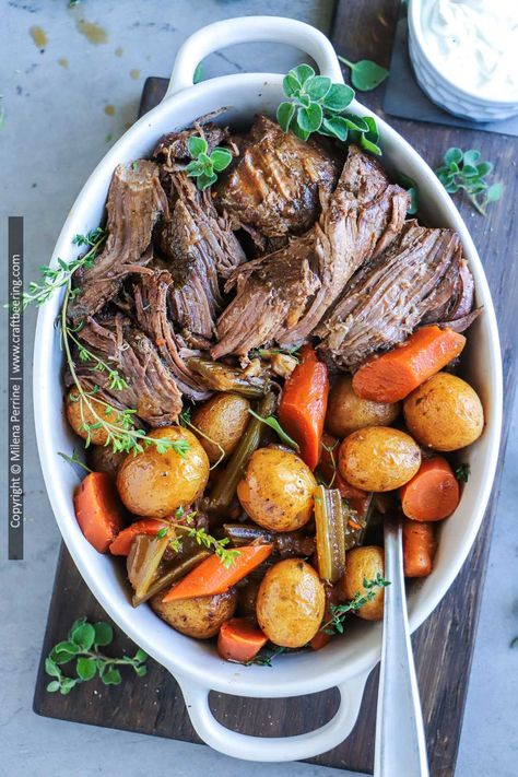 Tender Chuck Roast In The Oven, Chuck Tender Roast Recipes Ovens, Mock Tender Roast Recipes, Chuck Tender Roast Recipes, Chuck Tender Roast, Chuck Tender, Tender Chuck Roast, Cooking A Roast, Breaking Bread