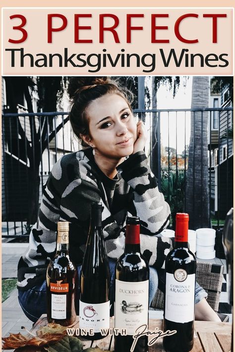 #ad Three wines that are perfect for Thanksgiving, and Why They Work (bonus— one wine you’ve never heard of, yet). When it comes to pairing wine with food, I’m a firm believer that there are no “wrong” answers. As long as you love the food and love the wine, you’re in a good place! With that said, there are some pairings that “pop” more than others. | @winewithpaige #thanksgivingwines #thanksgivingwinepairings #thanksgivingmenu #holidaywines #merlot #Riesling #Garnacha Wine With Food, Wine Etiquette, Wine Basics, Wine Tasting Outfit, Thanksgiving Wine, Wine 101, Wine Recommendations, Wine Drinking, Wine Tasting Experience