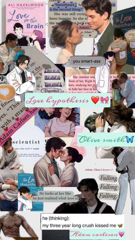 #love hypothesis #fiction Adam Carlson, Olive Smith