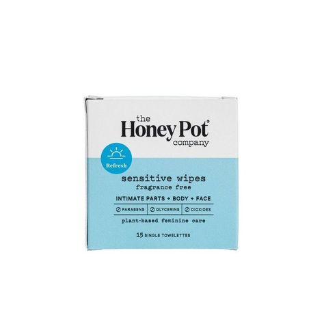 Honey Pot Sensitive, Hygiene Hacks, The Honey Pot, Feminine Wipes, Female Hygiene, Feminine Products, Feminine Wash, Cleansing Wipes, Feminine Care