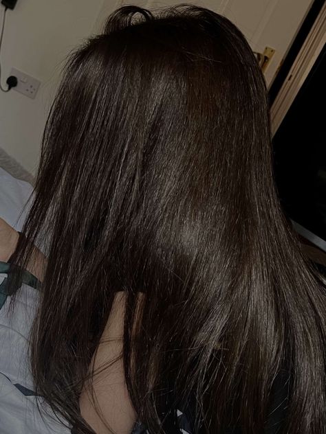 #fashion #hair #aesthetic #tiktok #darkhair Straight Dark Brown Hair Aesthetic, Straight Hair Aesthetic Faceless, Dark Brown Hair Aesthetic Faceless, Brown Hair Aesthetic Faceless, Dark Brown Hair Aesthetic, Brown Hair Aesthetic, Oc Group, Brown Straight Hair, Mha Dr