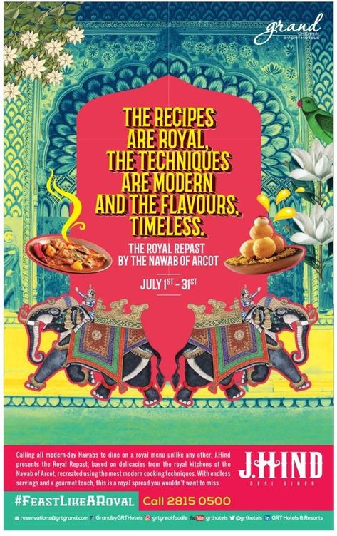 Indian Color Festival, Indian Graphics, Kebab Restaurant, Graphical Poster, Retro Indian, Organic Restaurant, Vaporwave Art, Flower Graphic Design, Creative Visualization