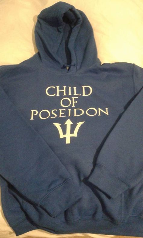 Percy Jackson Hoodies, Percy Jackson Hoodie, Percy Jackson Clothes, Pjo Merch, Percy Jackson Poseidon, Percy Jackson Crafts, Percy Jackson Outfits, Daughter Of Poseidon, Jackson Walker