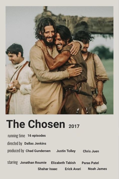 The Chosen Series, Chosen Series, Jesus Movie, Romance Movie Poster, Polaroid Movie Poster, Indie Movie Posters, The Bible Movie, Movie Card, Christian Romance