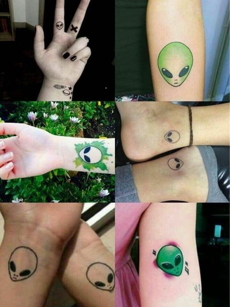 Shared by Jacks.fx. Find images and videos about cool, tattoo and green on We Heart It - the app to get lost in what you love. Tattoo Alien, Alien Tattoos, Aliens Tattoo, Jack Tattoo, Tattoo Prices, Alien Tattoo, Tattoo Clothing, Geniale Tattoos, Crown Tattoo