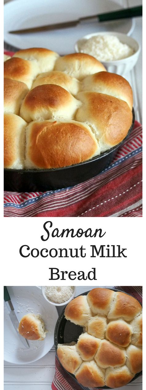 These Coconut Bread are sweet buns baked in glorious coconut milk and turn out as tasty, delicate and moist. You are going to pull out a piece one after another. #coconutbread #milkbread Coconut Milk Bread, Sweet Buns Recipe, Pinoy Bread, Saucy Meals, Bread Style, Chinese Bun, Bread Healthy, Bread Sweet, Baking Buns