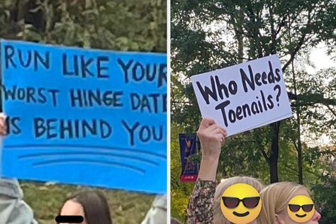 These 25 Signs From The NYC Marathon Prove New Yorkers Have, By Far, The Best Senses Of Humor — BuzzFeed Nyc Marathon Signs, Best Marathon Signs, Ny Marathon, Marathon Signs, Hilarious Signs, Nyc Marathon, City Marathon, All Games, Funny Signs