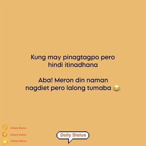 Pinoy Quotes, Tagalog Quotes Hugot Funny, Hugot Lines, Tagalog Quotes, Funny Face, Pick Up Lines, Funny Faces, Funny Gif, Humor