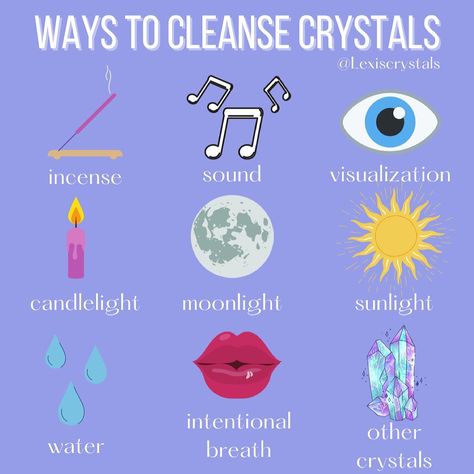 Crystal Cleansing Methods, Cleansing Methods, Crystal Cleansing, Psychic Development, Cleansing Crystals, Witchy Stuff, What Is Your Favorite, Chakra Healing, Psychic