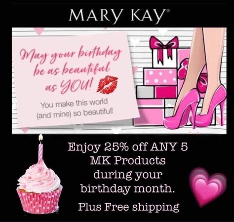 Mary Kay Launch Party Invites, Mary Kay Birthday Discount, Mary Kay Party Posts, Mary Kay Birthday, Mary Kay Hostess Rewards, Happy Birthday Mary, Mary Kay Independent Beauty Consultant, Mary Kay Sale, Mary Kay Inspiration