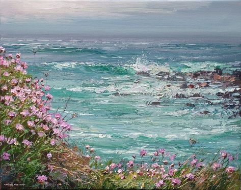 Cornwall Painting, Rex Preston, Red Rag, 3 October, Painting Ideas For Beginners, Canvas For Beginners, Canvas Painting Ideas, Canvas Painting Diy, Interior Design Art