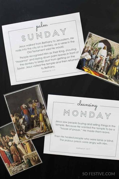 Holy Week Events, Easter Story Eggs, Lds Easter, Holy Week Activities, Easter Poems, Easter Countdown, Christ Centered Easter, Easter Lessons, Easter Week