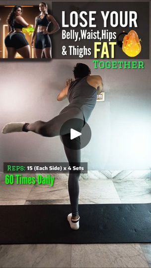 87K views · 24K reactions | Lose Your Belly, Waist, Hips & Thighs Fat Easily Together At Home 🔥✅ 
Follow me @rameshguptafit 

#reels #reelviral #reels2024 #featured #rameshguptafit | Ramesh Gupta | KVPV · Energy Exercise Hips, Lose Your Belly, Workout Program Gym, Thigh Fat, Thigh Exercises, Bodyweight Workout Beginner, Weight Workout Plan, Total Body Workout, Belly Workout