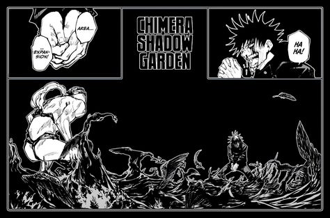 Chimera Shadow Garden, Gege Akutami, Jojo's Bizarre Adventure Stands, Domain Expansion, Shadow Garden, Manga Panels, Manga Pages, Hard Time, Jojo Bizarre