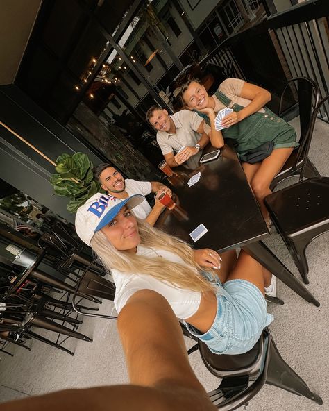 double date nights forever ⛳️🏌🏼‍♀️ Double Date Aesthetic, Double Date Pictures, Double Dates Aesthetic, Triple Date, Two Blondes, Best Friend Couples, Double Dates, Date Nights, Boyfriend Goals