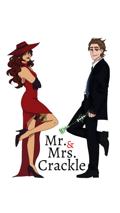 Mr. & Mrs. Crackle Carmen Sandiego X Graham Fanart, Carmen X Graham, Carman Sandiego, Katarina League Of Legends, Carmen Sandiago, Carmen Miranda, Carmen Sandiego, Mini Comic, Cartoons Series