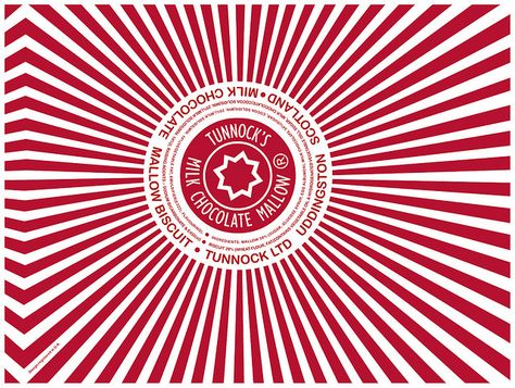 Tunnock's Milk Chocolate Mallow Wrapper Cakes Logo, Tunnocks Tea Cakes, Milk Biscuits, Cake Logo, Happy Things, Best Candy, Fun Cup, Tea Cakes, Logo Mark