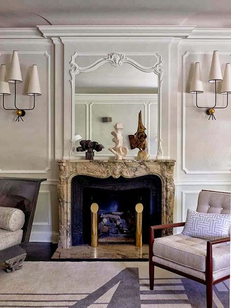 Jean-Louis is the all-time favorite interior designer/architect of the global readers of THE STYLE SALONISTE (and The Style Saloniste). He’... Jean Louis Deniot, South Shore Decorating, Paris Chic, Fire Places, Inspiring Interiors, Minimalist Contemporary, French Interior, Chandelier Pendant, Chic Interior