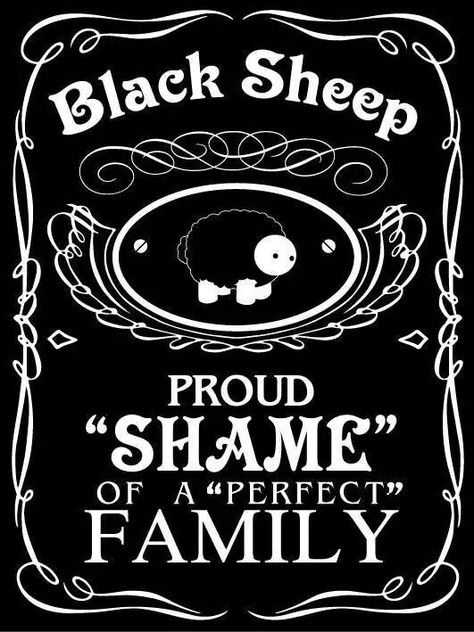 Black sheep (or was that the scape goat?) Black Sheep Quotes, Sheep Quote, Sheep Poster, Black Sheep Tattoo, Sheep Tattoo, Black Sheep Of The Family, Narcissistic Family, Family Structure, The Ugly Truth