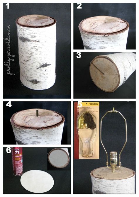 DIY Aspen Based lamp! .. I always loved the rustic feel of these lamps, but to buy one is absurdly expensive, I'm so excited! Diy Wood Lamp, Wood Lamp Base, Modern Farmhouse Home Decor, Living Room Color Schemes, Wood Lamp, Diy Chandelier, Wood Lamps, Diy Furniture Projects, Diy Lamp