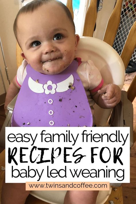 Family friendly baby led weaning recipes are easy. There are so many meals you already make that are perfectly blw friendly! Here are 30 different baby led weaning ideas for family dinners #blw #babyledweaning #babyledweaningideas Dinners For The Whole Family, Baby Led Weaning Ideas, Led Weaning Recipes, Recipes For Baby, Baby Led Weaning First Foods, Baby Dinner, Baby Led Weaning Recipes, Weaning Recipes, Homemade Baby Foods