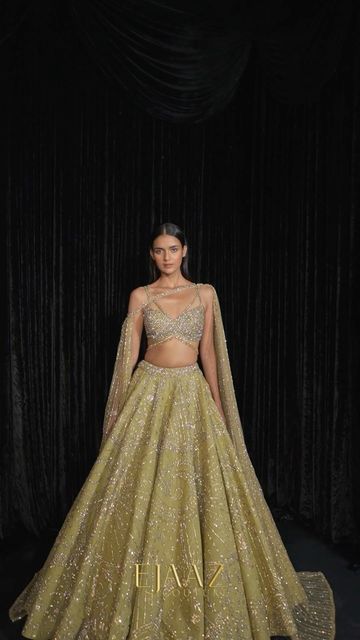 Ejaaz Couture, Desi Couture, Pastel Palettes, Sangeet Outfit, Latest Bridal Lehenga, Desi Outfits, Reception Lehenga, Indian Outfits Lehenga, Wedding Lehenga Designs