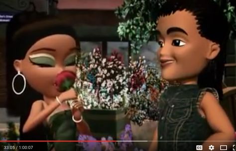 Cruise --Sasha love interest looks much like Wild LIfe Dylan :scene  from bratz in paris Bratz Sasha And Dylan, Bratz Mood Sasha, Sasha And Yasmin Bratz, Chloe And Sasha Bratz, Bratz Doll Makeup, Monster High Boys, Bratz Doll Sasha Meme, Bratz Girls, Doll Makeup