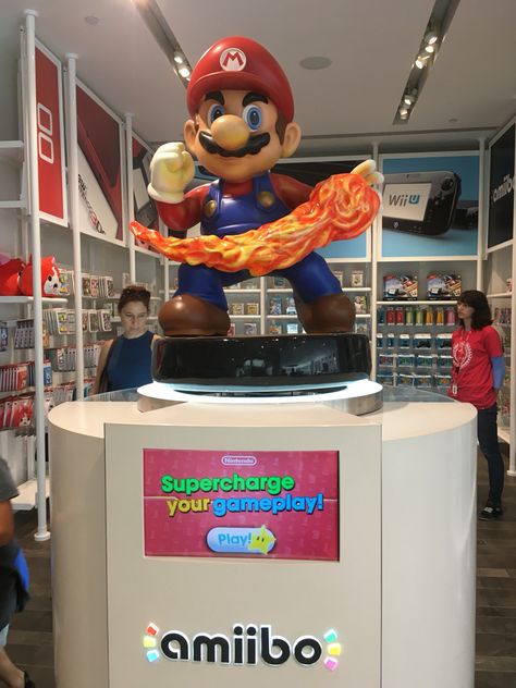 Nintendo Shop, Shop Interior, Travel And Leisure, Toy Store, Super Mario, Favorite Things, Vault Boy, York City, New York City