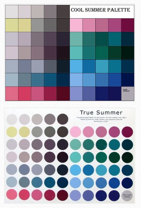 Cool Summer Best Colors, Cool Summer Palette Jewelry, Color Analysis Summer, Cool Summer Palette, Colour Season, Dark Summer, Summer Palette, Colour Analysis, True Summer