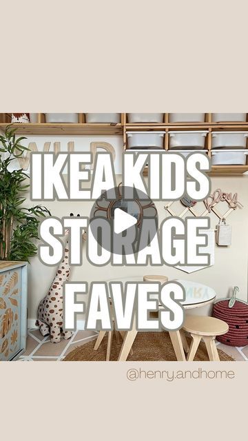 Leia and Henry • Home Decor Inspo 🤍 on Instagram: "INJECT SOME IKEA INTO YOUR KIDS SPACE!

Sharing the amazing storage solutions IKEA offers for a kids room! Using little hacks along the way as well as using stable storage items to make the most out of our playspace and my son’s bedroom! ✨

I hope this proves useful especially with Christmas round the corner and making space for new stuff! 

What’s your ‘go to’ Ikea storage for your child’s room? 

TAG a friend who needs to see this and remember to SAVE this reel ahead for your next IKEA shopping trip! 
.
.
.
#ikeahack #ikeahacks #ikeakids #ikeakidsstorage #ikeastorage #trofast #kidsstorageideas #playroom #playroominspo #kidsinteriors #childrensrooms #ikea #kinderzimmer #playroomdecor #toystorage  #ikeauk #kidsstorage #toyorganisation #ik Ikea Kids Storage, Stable Storage, Ikea Uk, Ikea Shopping, Ikea Kids, Ikea Decor, Making Space, Ikea Storage, Toy Organization