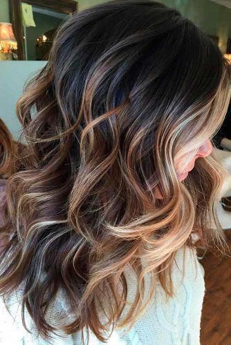 #Longhaircutswithlayers Medium Layers, Rambut Brunette, Hair Color Caramel, Brunette Hair With Highlights, Balayage Hair Dark, Fall Hair Color For Brunettes, Brown Hair With Blonde Highlights, Caramel Hair, Brown Blonde Hair