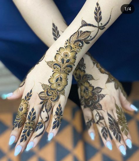 Arab Design, Minimal Henna, Dubai Design, Mehndi Designs 2018, Henna Art Designs, Simple Henna Tattoo, Beginner Henna Designs, Rose Mehndi Designs, Simple Mehndi Designs Fingers