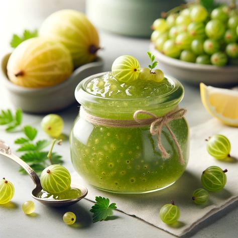 Cooking up Joy - Made with love: Gooseberry Glee Jam Gooseberry Recipes Savoury, Gooseberry Jelly, Gooseberry Jam, Gooseberry Recipes, Healing Recipes, Jelly Recipes, Homemade Jam, Homemade Desserts, Rustic Bathroom