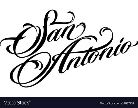 San Antonio Tattoo, Antonio Tattoo, Image Tattoo, Tattoo Free, Vector Tattoo, Fonts Quotes, Vintage Frames Vector, Tattoo Lettering Design, Graffiti Tattoo