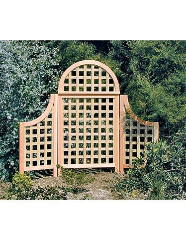 Andover Cedar Landscape Screens, Natural Landscape Trellis, Cedar Trellis, Cactus Garden Landscaping, Trellis Fence, Wood Trellis, Cedar Garden, Lattice Fence, Landscaping Supplies, Contemporary Garden