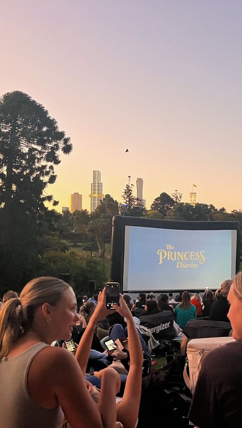 #moonlightcinema #melbourne #princessdiaries #summer #summernight Melbourne Summer Aesthetic, Exciting Life Aesthetic, Australian Summer Aesthetic, Melbourne Australia Aesthetic, Melbourne Lifestyle, Melbourne Aesthetic, Melbourne Life, Melbourne Summer, Aussie Summer