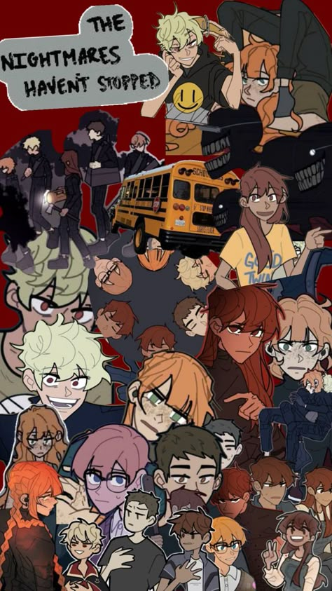 Tyler School Bus Graveyard, School Bus Graveyard Aiden, Aiden Clark, Bus Graveyard Webtoon, School Bus Graveyard Webtoon, Best Webtoon, Nightmare Before Christmas Drawings, Bus School, School Bus Graveyard