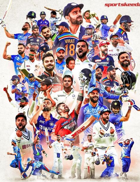 Virat Kohli Collage Wallpapers, Aaron Finch, Funny Faces Images, Virat Kohli Portrait Photography, Childhood Images, Cricket Poster, Indian Cricket Team, Crickets Funny, Cracked Wallpaper